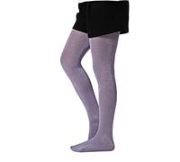 CALZITALY Mädchen Strumpfhose mit Glitzer, Glänzende Strumpfhosen, Strumpfhose Kleine Kinder, Von 2 zu 14 Jahren, Rosa, Schwarz, Mehrfarbig, 40 DEN, Made in Italy (Viola, 4-6 Jahre)