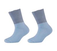 Camano 1106119000 - Kinder warm-up Socken 2 Paar, Größe 27/30, Farbe infinity