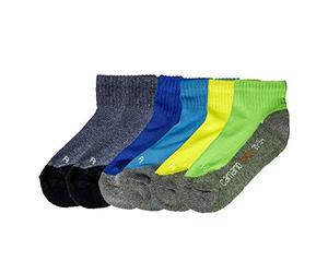 Camano 1116005000 - protex function Kinder Quarters 6 Paar, Größe 35/38, Farbe turquoise