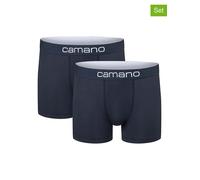 2er Pack camano Men comfort BCI cotton Boxershorts 5580 - navy blazer XXL