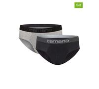 camano 2er-Set: Slips in Schwarz - Größe L | Herren Waesche
