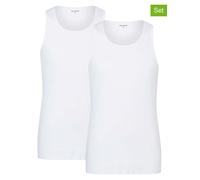 Camano Herren Tank Top 2er Pack XL White