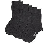 Camano 3701 Ca-Soft Socken 08 anthracite 35-38-Kindersocken 6 Paar