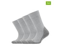 camano 4er-Set: Socken in Hellgrau - Größe 23-26 | Kinder Socken Strumpfhosen