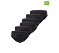 Slip CAMANO "comfort", Herren, Gr. XL, schwarz, Obermaterial: 95% Baumwolle, 5% Elasthan, unifarben, körpernah, Unterhosen Slip, mit elastischem Logobund (69025765-XL) schwarz