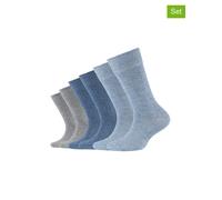 camano 6er-Set: Socken in Blau - Größe 35-38 | Babysocken Strumpfhosen