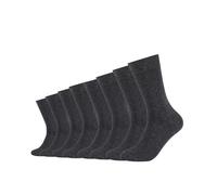 camano 8 Paar Premium Socken ohne Gummidruck Biobaumwolle Anthrazit 39/42