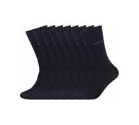 camano 8 Paar Premium Socken ohne Gummidruck Biobaumwolle Navy 43/46