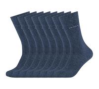 Camano 8 Paar Socken Unisex 3642 CA-SOFT Cotton ohne Gummidruck Damen und Herren Strümpfe, Farbe Jeans, Größe 35-38