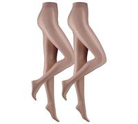 camano 8224000 - Women everyday Silky Shimmer 15 DEN Tights 2p alabaster