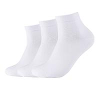 Camano Bio Unisex-Kurzsocken 3 Paar 43 - 46 weiß