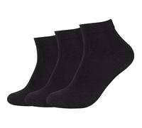 Camano Bio Unisex-Kurzsocken 3 Paar 47 - 49 schwarz