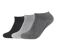 Camano Bio Unisex-Sneaker-Socken 3 Paar grau 47 - 49