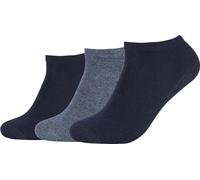 Camano Unisex Sneaker-Socken ca-soft Bio 47-49 dunkelblau/jeans meliert