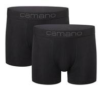 Camano Herren Boxershorts Unterhosen Herren elastischer Gummibund ohne Einschneiden Baumwolle Stretch hautfreundlich Atmungsaktiv 2er Pack