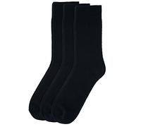 Camano Unisex - Erwachsene Socke 3-er Pack 3403, Gr. 39-42, Schwarz (black 05)