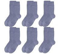 Camano CA-SOFT Cotton Socken 6er Pack, Größe:39-42, Farbe:Denim Melange (33)