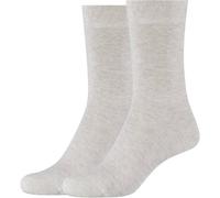 Camano Damen-Socken 2 Paar natur-melange Größe 35-38