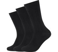 CAMANO Camano Unisex Baumwoll-Socken (3er Pack) (37198) 35-38 Schwarz