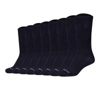 CAMANO Camano Unisex Socken, 8er Pack - Organic Diabetic Socks, Diabetiker-Socken, einfarbig (TB_5913004-8P) 43-46 Dunkelblau