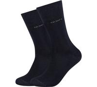 Camano Socken Ca-Soft Unisex – 2 Paar, verstärkte Zehen & Fersen – Blau 35/38
