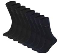 CAMANO Camano Unisex Socken - Soft Socks, einfarbig, 8er Pack (TB_3642000-8P) 39-42 Schwarz