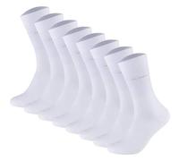 CAMANO Camano Unisex Socken - Soft Socks, einfarbig, 8er Pack (TB_3642000-8P) 39-42 Weiß