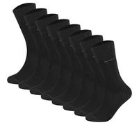 CAMANO Camano Unisex Socken - Soft Socks, einfarbig, 8er Pack (TB_3642000-8P) 47-49 Schwarz