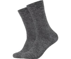 CAMANO Camano Unisex Soft Socken (Doppelpack) (37197) 35-38 Grau