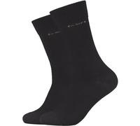 Camano Unisex Tec Wool Socke 2 Paar (Farbe: schwarz / Größe: 35-38)