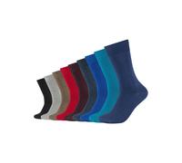 Camano Socken Comfort – Unisex 9er Pack, Größe 35/38, Jeans Mix
