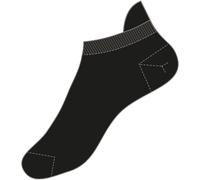 camano Cosy Brushed Flap Sneakersocken 9999 - black 35-38