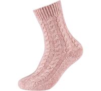camano Cosy Cable Stitch Crew Socken Damen 4305 - dusty rose 39-42