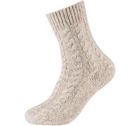 camano Cosy Cable Stitch Crew Socken Damen 8201 - nature 39-42