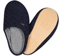 camano Cosy Checked Homeslipper Hausschuhe Herren 5577 - dark saphire 43-44