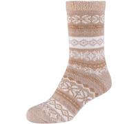 camano Cosy Double Layer Winter Crew Socken Damen 8403 - incense 35-38