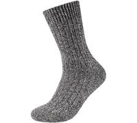 camano Socken mit Woll-Anteil in Anthrazit Melange, Größe 39-42
