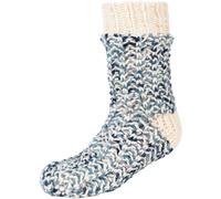 camano Cosy Plush Antirutsch Haussocken Damen 5790 - insignia blue 36-40