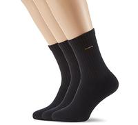 3er Pack camano Baumwoll Sportsocken mit Komfort-Bund 0005 - black 39-42