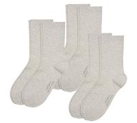 Camano Damen CA-Soft Socken 6er Pack, Größe:35-38, Farbe:Birch Melange (1100)