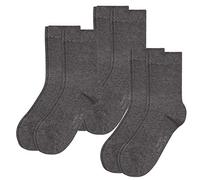 Camano Damen CA-Soft Socken 6er Pack, Größe:35-38, Farbe:Dark Grey Melange (9700)