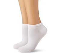 Camano Sneakersocken Silky Feeling Damen 2er Pack Weiß Größe 39-42