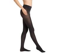 camano Damen Online Women Comfort Soft Cotton Tights 2p, Anthracite Melange, 38-40