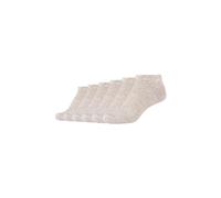 Camano Damen Sneakersocken 6er Pack 35/38 nature melange