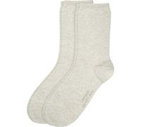 Camano Damen Socken CA-Soft Doppelpack Größe 39-42 Beige