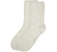 Camano Damen-Socken 2 Paar 39 - 42 natur-melange