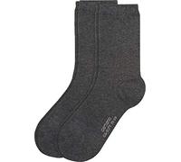 Camano Damen-Socken 2 Paar Grau Größe 39-42