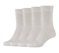 CAMANO Damen Socken Online Women ca-soft cotton Socks 4p (1102000000) 39-42 birch melange