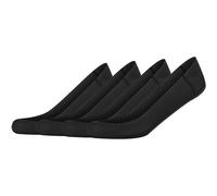 CAMANO Damen Socken Online Women comfort laser-cut ABS Footies 4p (002405000) 39-42 black