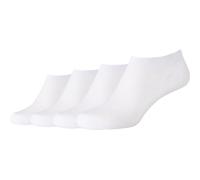 CAMANO Damen Socken Online Women cotton fine invisible Sneaker 4p (1142004000) 39-42 white